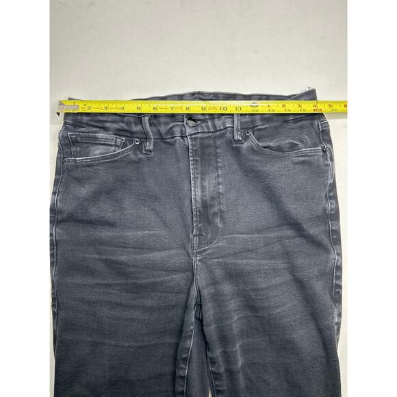 Good American Always Fits women’s black, high waist jeans. Fits Size 14 to 18. - Picture 4 of 6